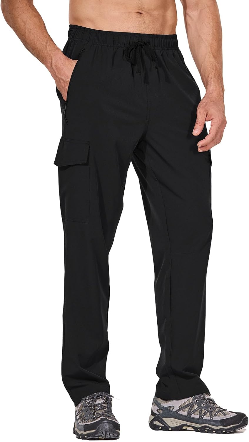 baleaf Men's Hiking Pants Water Resistant Quick Dry Travel Gear