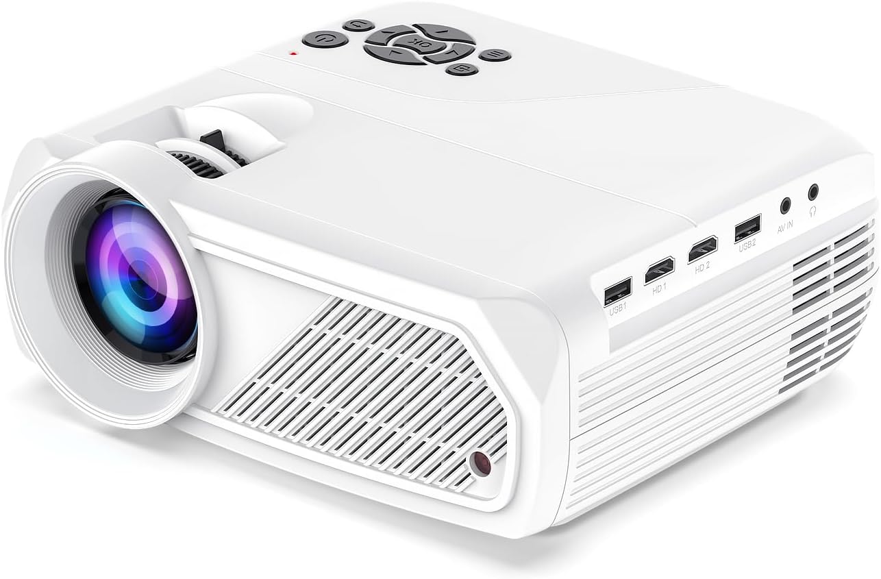 Smart Projector with WiFi and Bluetooth for Outdoor Movies