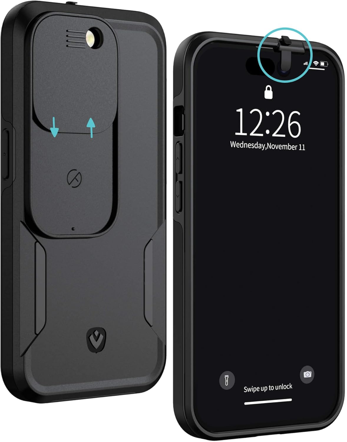 Spy-Fy iPhone 14 Pro Privacy Case with Camera Covers and Protection