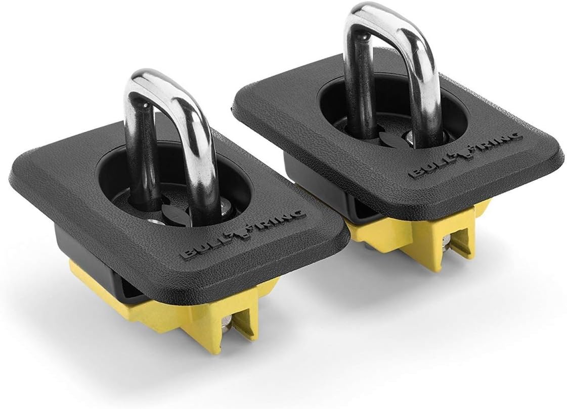 Bull Ring Classic Raised Fit Retractable Truck Bed Tie Downs
