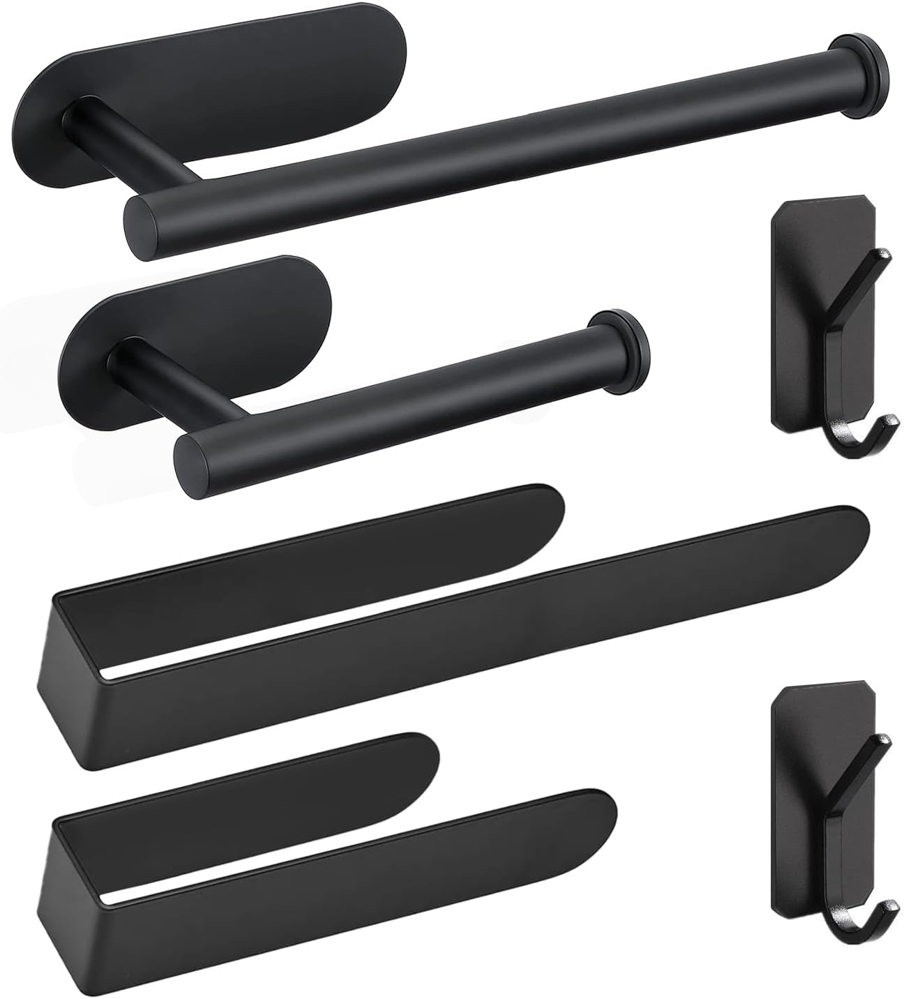HUFEEOH Adhesive Bathroom Accessories Set for Stylish Spaces