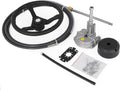 VEVOR Boat Steering System Kit - Rotary Marine Helm with 15 ft Cable