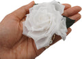 Fabric Flower Cluster Brooch Pin - Handmade Organza Gift