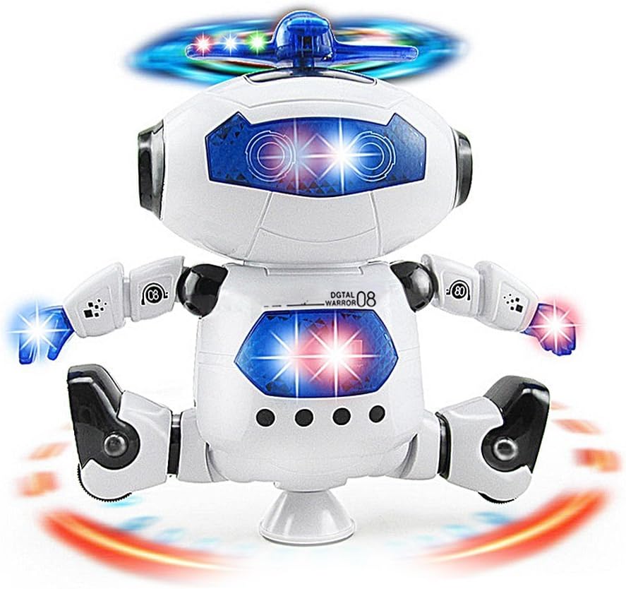 WenToyce Musical Dancing Robot: Fun Lights & Spins!