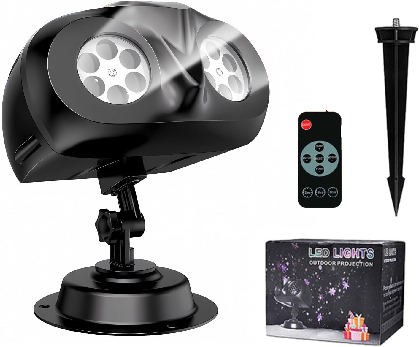 Remote Controlled Snowflake Projector