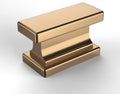 Champagne Bronze Cabinet Knobs 20 Pack - Brushed Brass Zinc Hardware