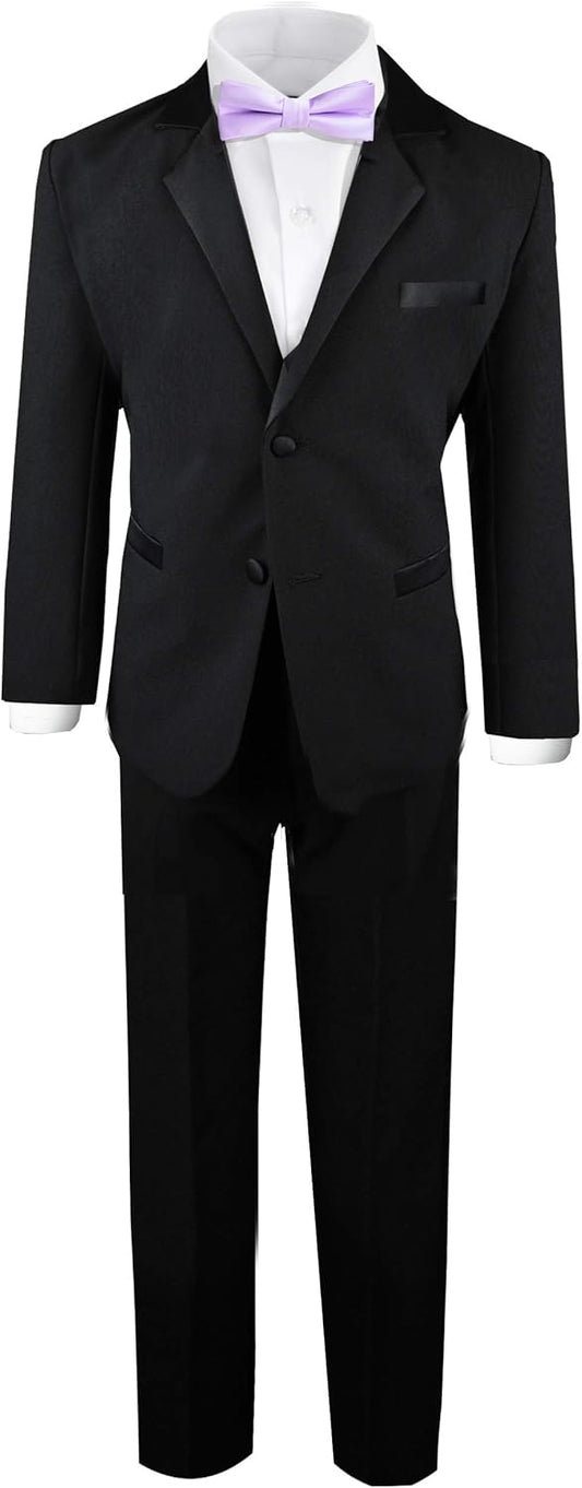 Black n Bianco Boy's Modern Tuxedo Dresswear Set for Kids