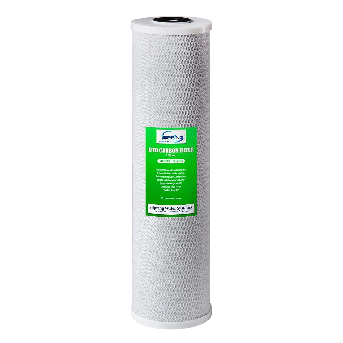 iSpring FC25B Whole House Water Filter for Chlorine Removal