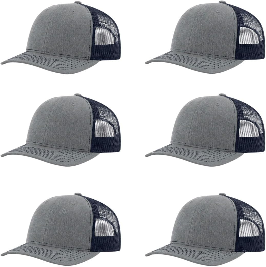 Richardson 112 Classic Six-Panel Adjustable Snapback Trucker Cap