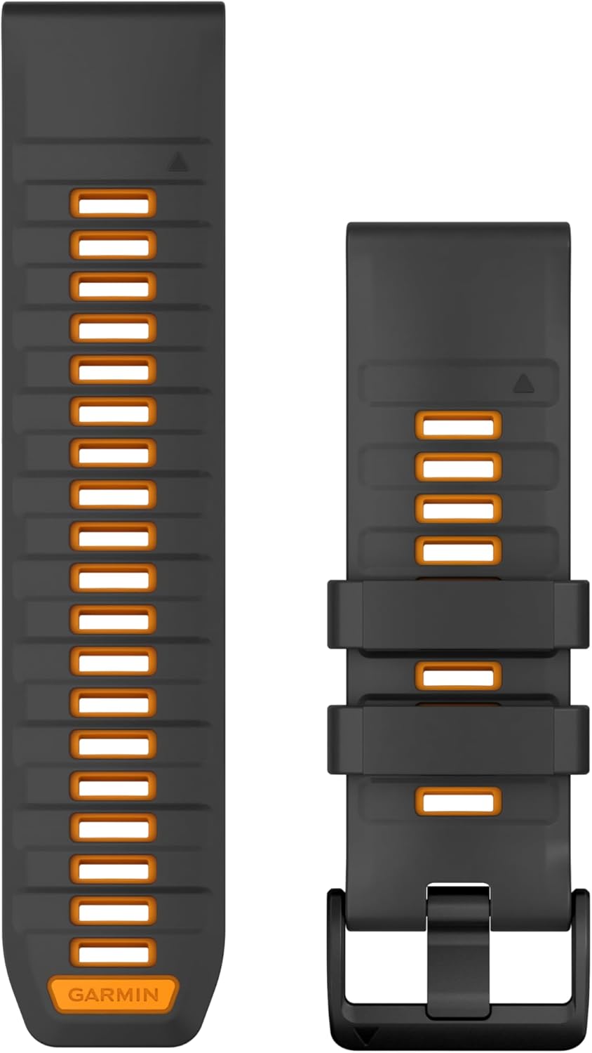 Garmin QuickFit 20mm Black/Pebble Gray Silicone Band Review