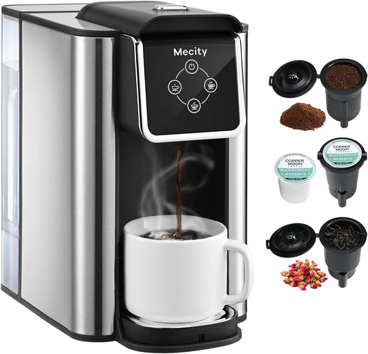 Mecity Coffee Maker 3 in 1: Brew Coffee, Tea, and More