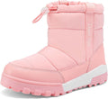 Boys Girls Winter Snow Boots with Faux Fur Lining - Slip Resistant can