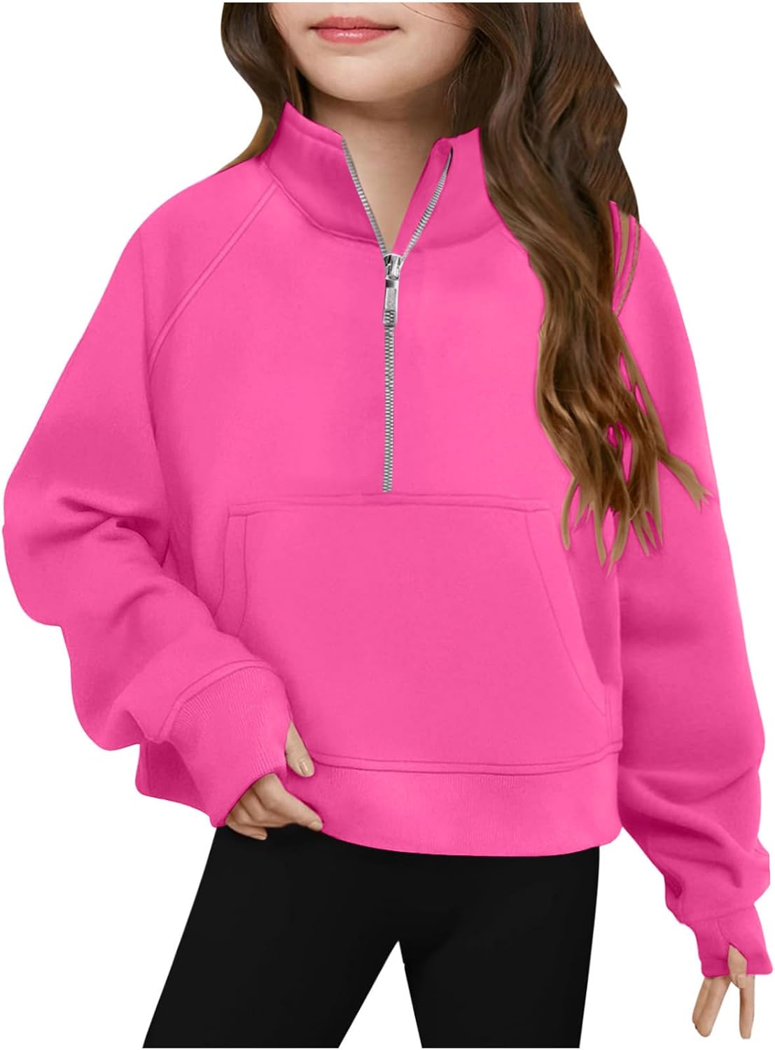Cute & Trendy Tween Sweatshirt with Thumb Hole