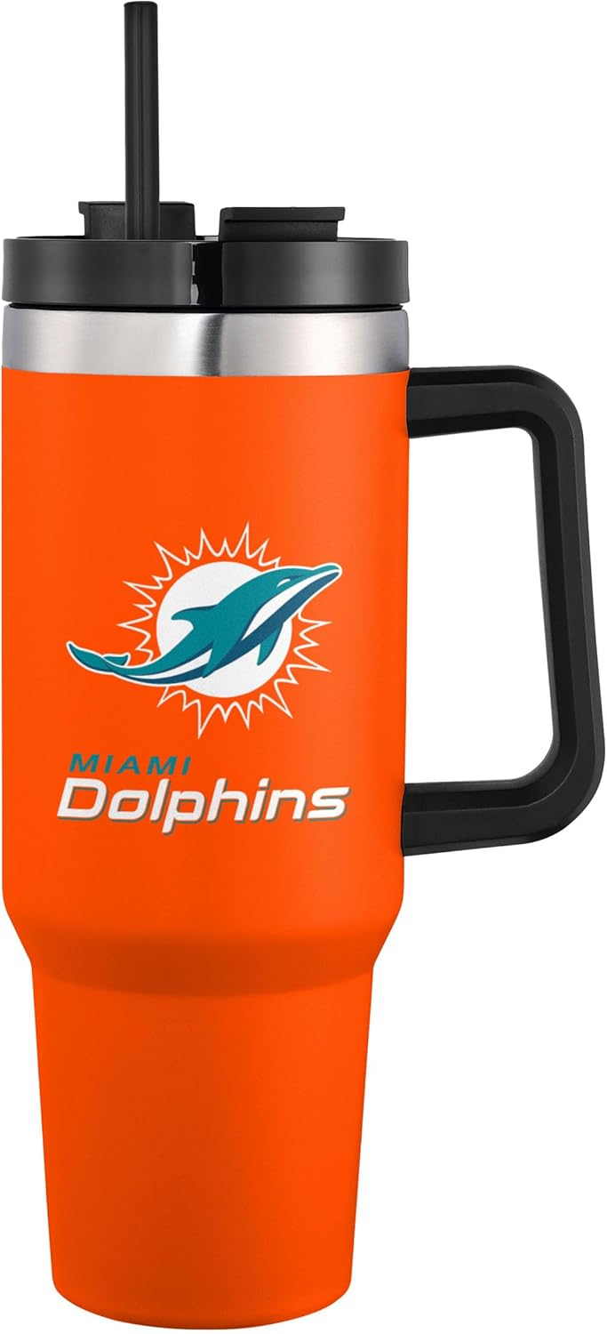 NFL Team Logo Insulated Travel Mug 40oz XL Tumbler for Fans
