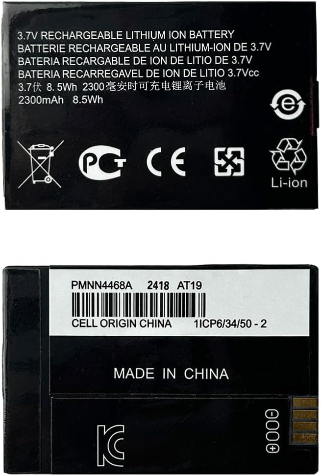 2 Pack PMNN4468 Li-ion Battery for SL300 TLK100 and More