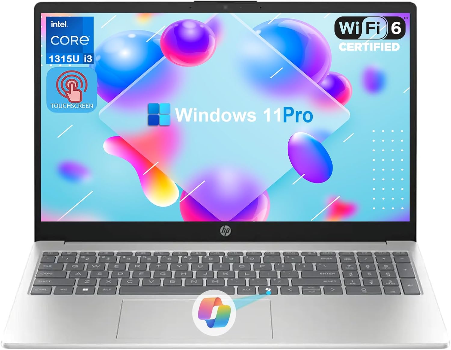 HP 15.6 Touchscreen Laptop with Intel i3 and 64GB RAM
