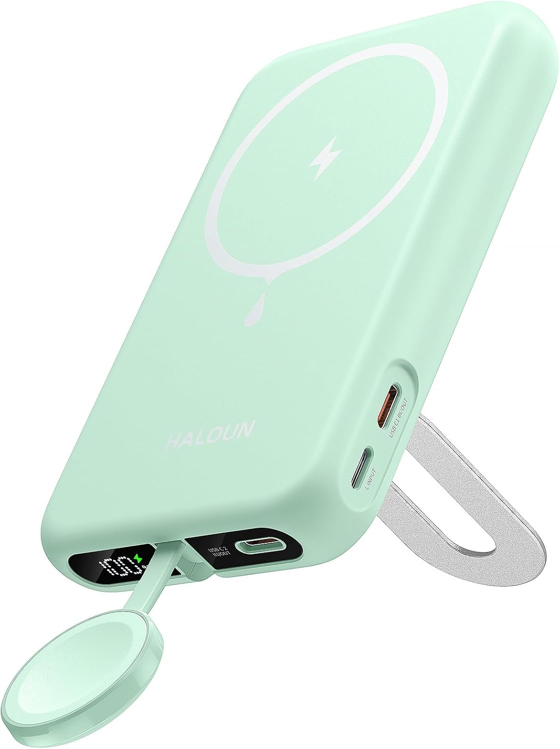 Magnetic Portable Charger for iPhone and Apple Watch 10000mAh