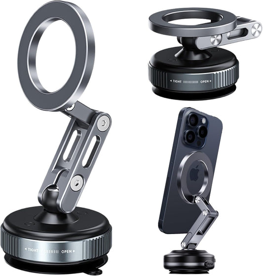 MagSafe Car Mount with Strong Suction Cup for iPhone 16 15 14 13