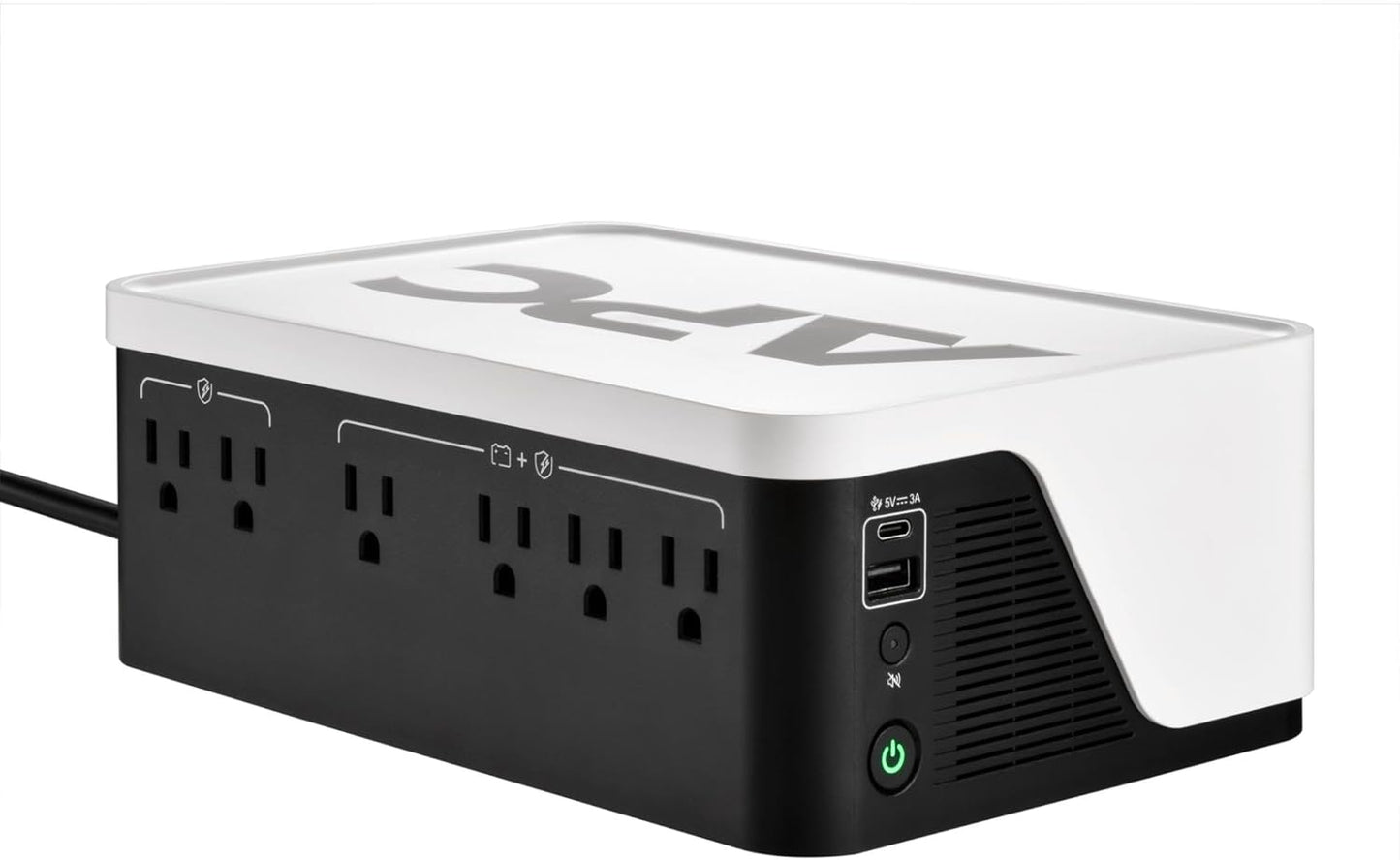 APC UPS Battery Backup 700VA with USB Charging Ports and Outlets