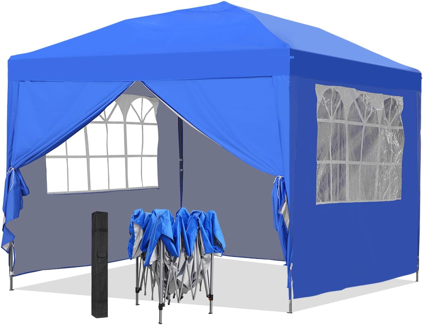 GDY 10x10ft Pop-up Paint Tent with 4 Removable Side Walls