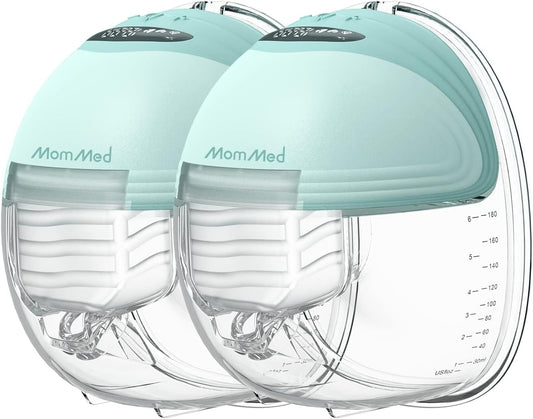 MomMed S21 Wearable Breast Pump - Smart, Leak-Proof, Hands-Free