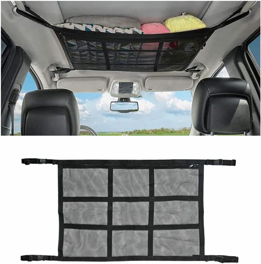 Adjustable Car Roof Storage Net: Organize Efficiently