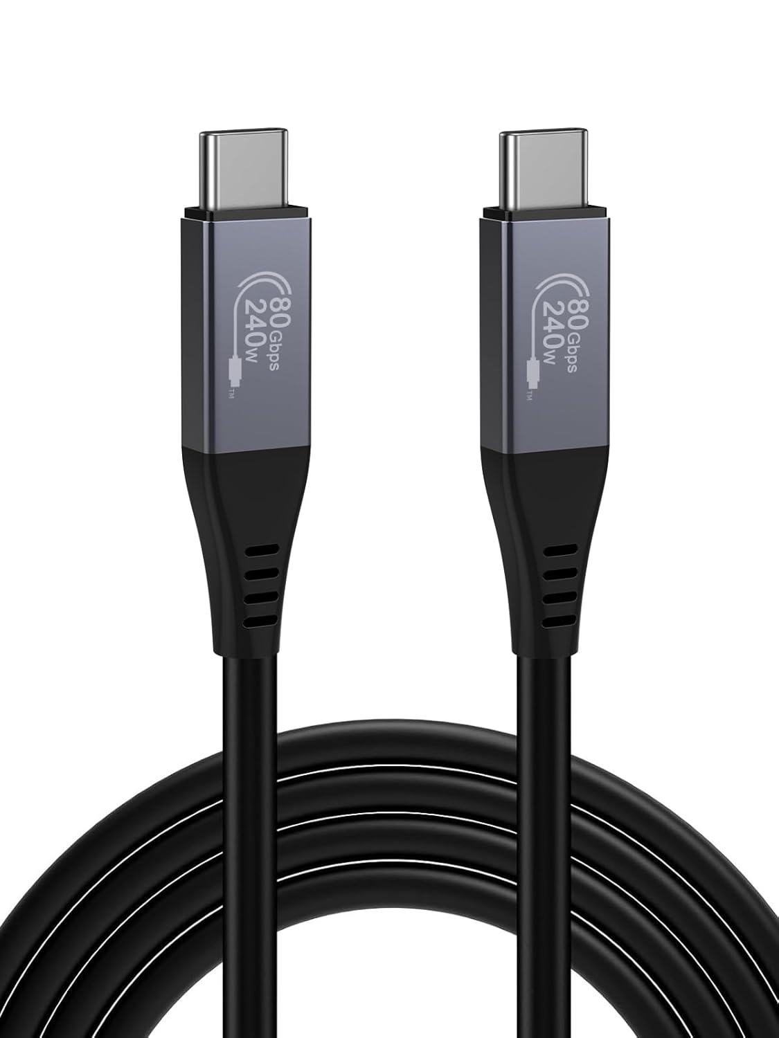 High-Speed 80Gbps USB 4 Cable 5FT
