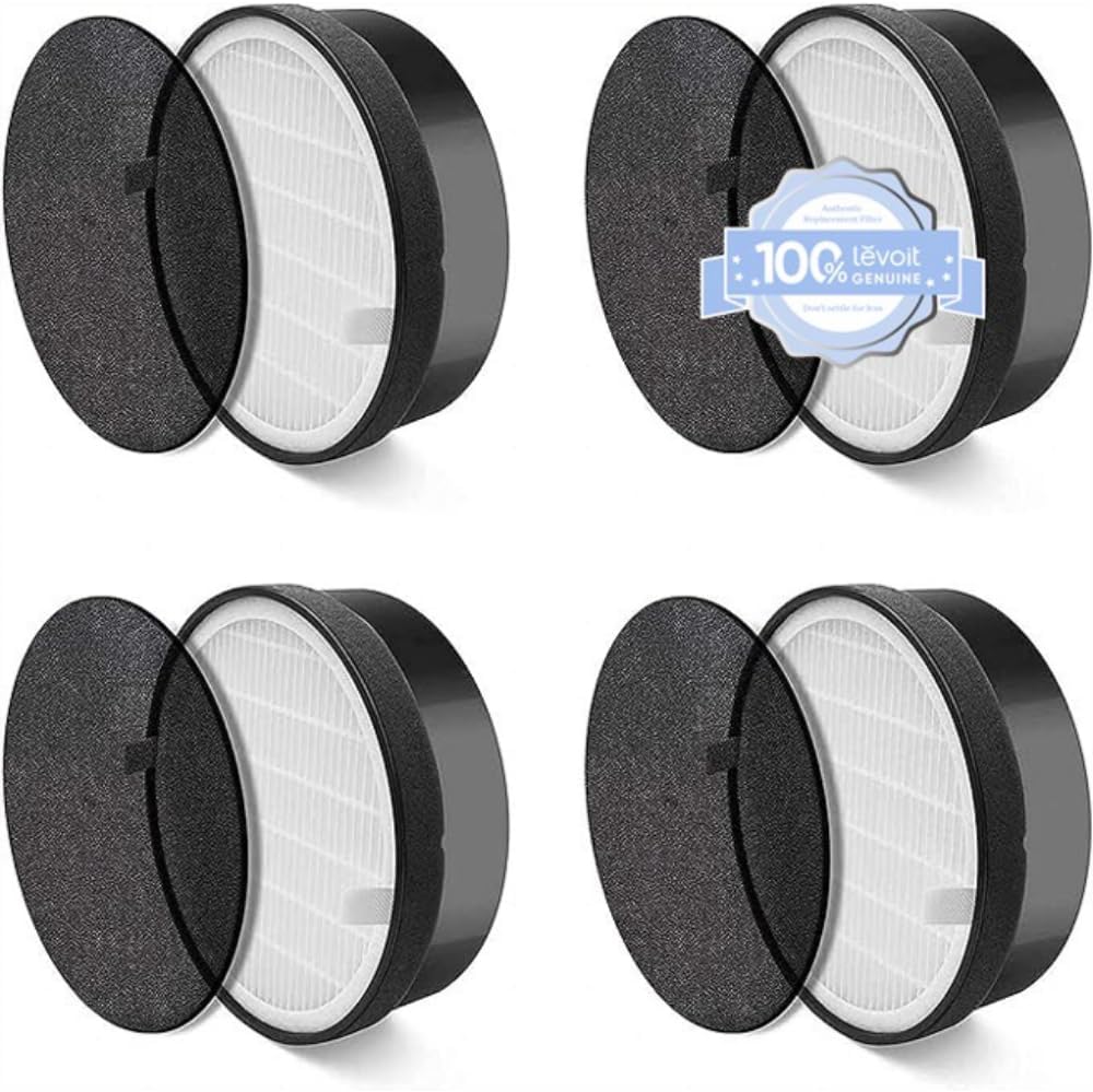 LEVOIT LV-H132 Replacement Filter for Air Purifiers, 4 Pack