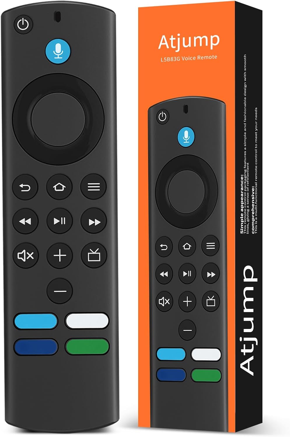 ATJUMP Fire TV Stick Remote Replacement - Works with Fire Smart TV Stick