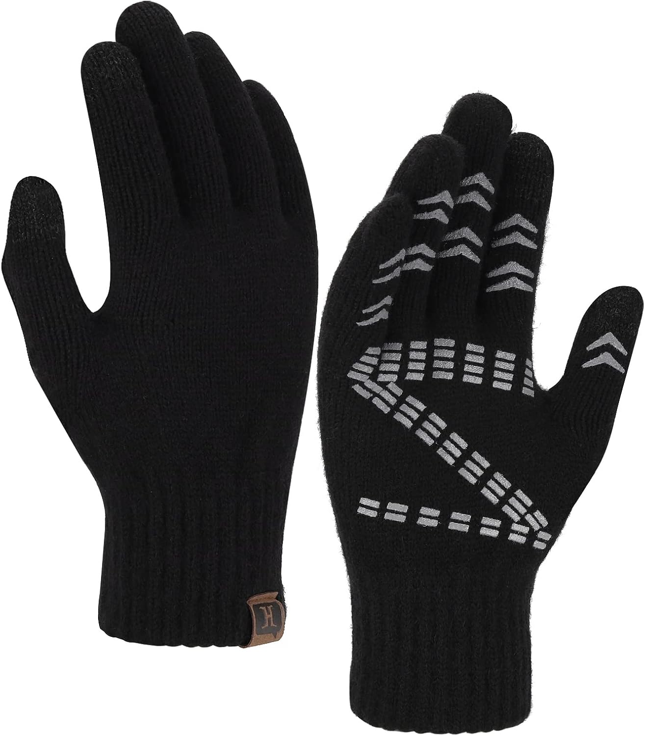 Warm Wool Knit Touchscreen Gloves - Unisex