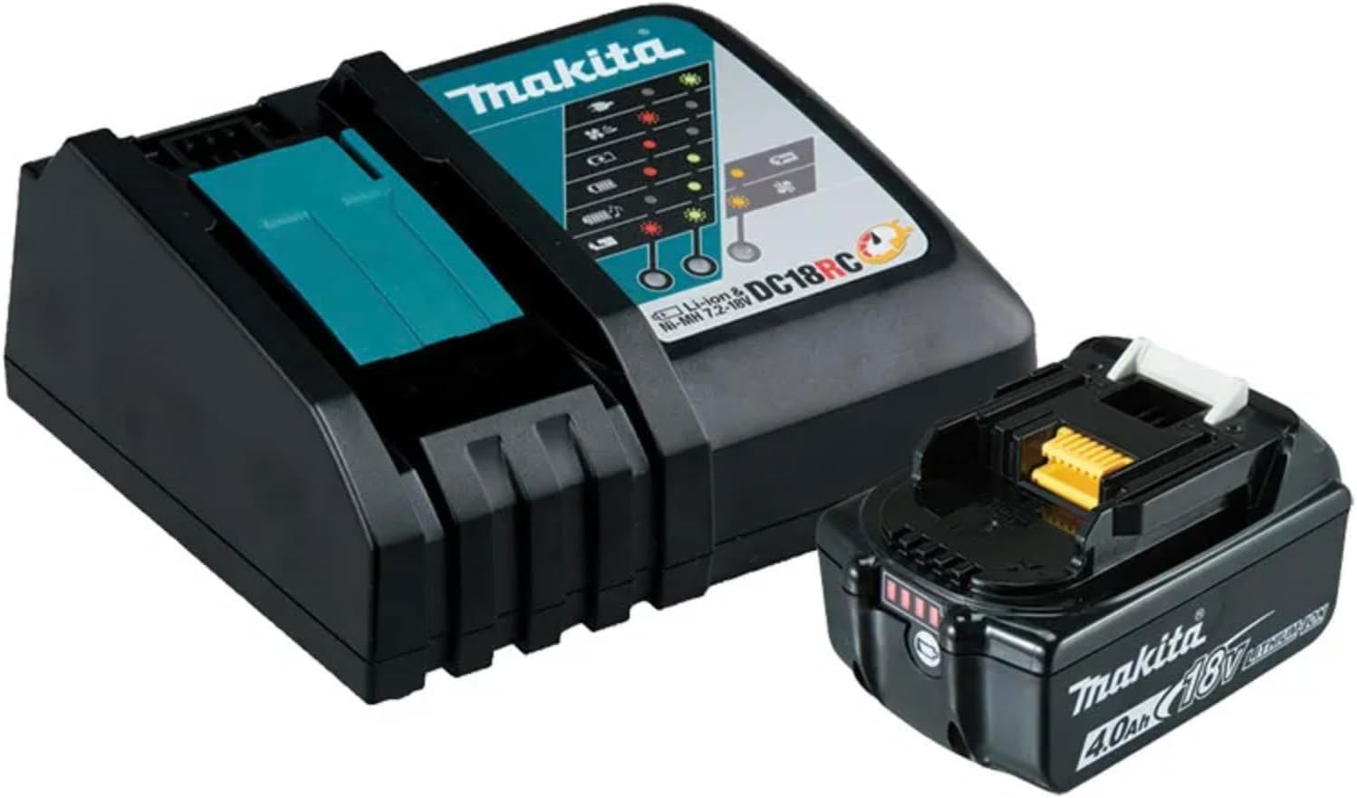Makita BL1840BDC1 18V LXT Lithium-Ion Battery Starter Pack