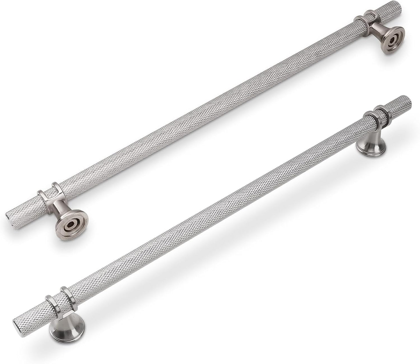 KOMOTIA 10 Pack 10 Inch Cabinet Pulls in Brushed Satin Nickel