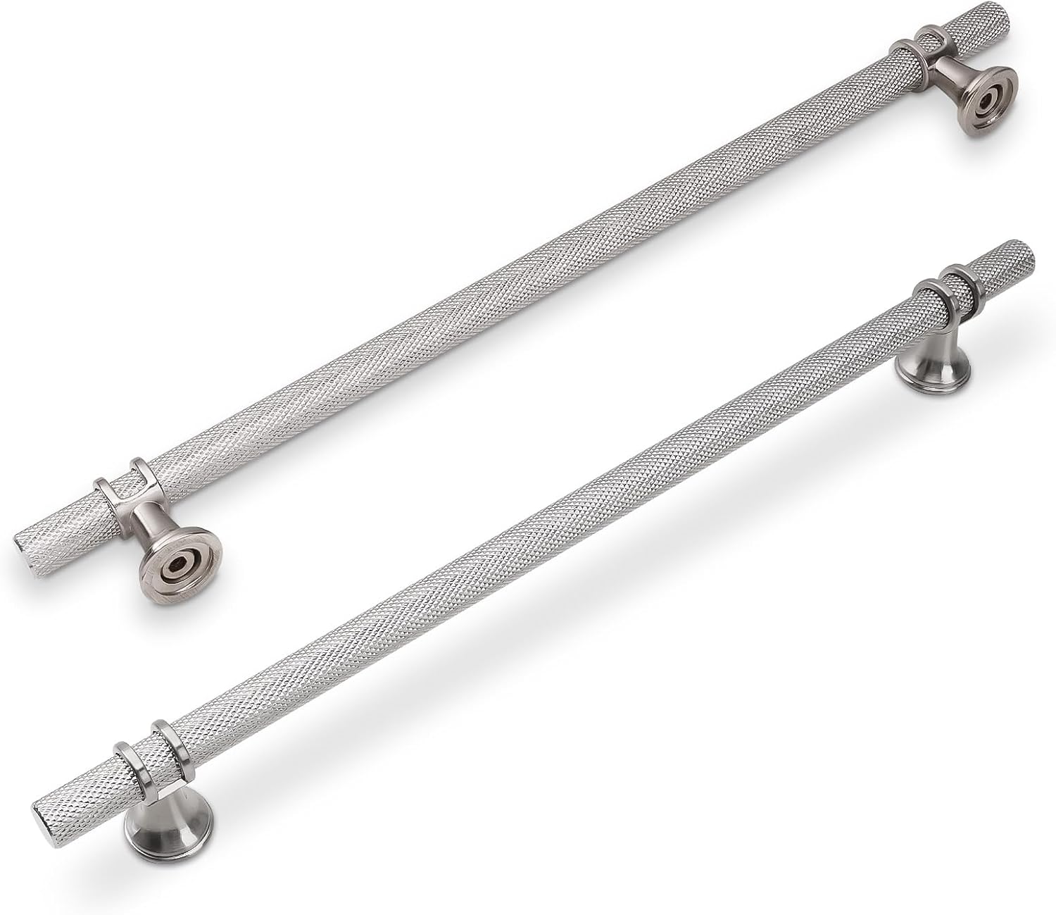 KOMOTIA 10 Pack 10 Inch Cabinet Pulls in Brushed Satin Nickel