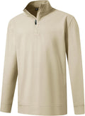 Boys Long Sleeve Quarter Zip Pullover Fleece Mock Neck