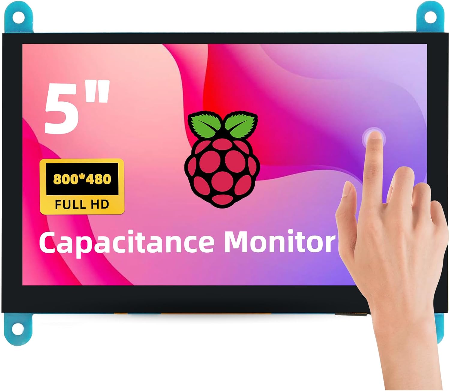5ft' Raspberry Pi Monitor with Capacitive Touchscreen for Mini PCs