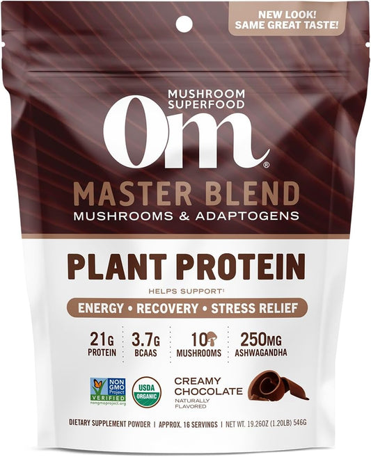 OM Mushroom Superfood Chocolate Protein - Boost Health!