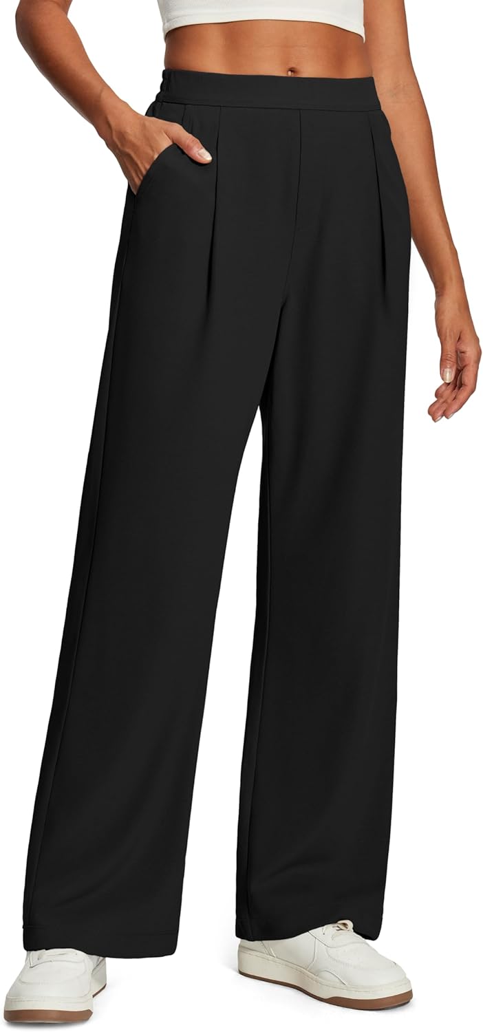 IUGA Wide Leg Pants for Women - High Waisted Business Casual