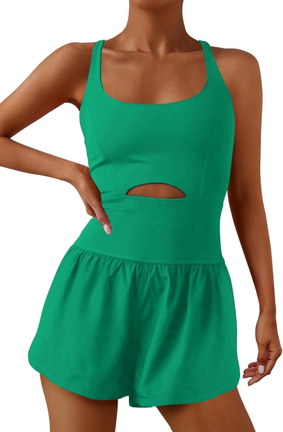 ReachMe Womens Running Onesie Athletic Romper for Workouts