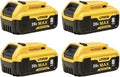 4-Pack 8000mAh Replace for Dewalt 20V Max Battery - Extended Runtime