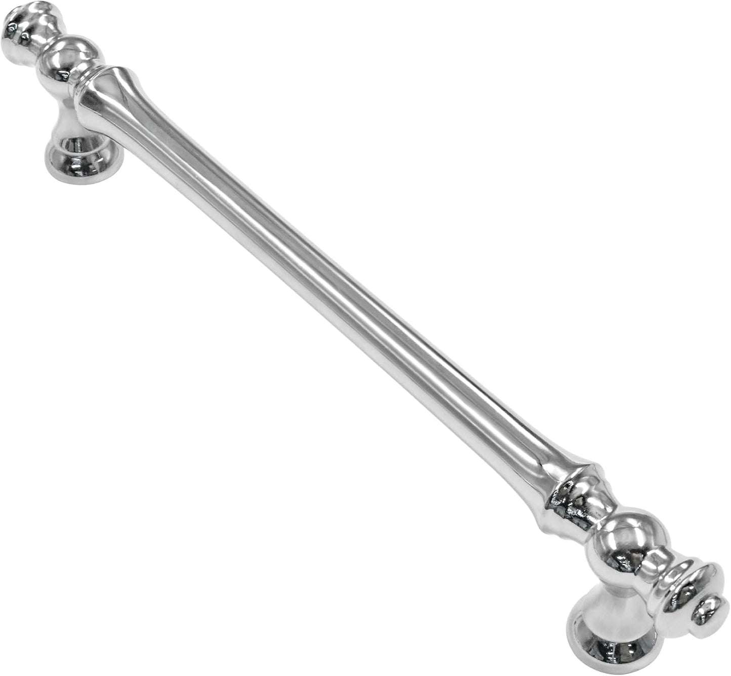 Polished Chrome Cabinet Pulls - 10 Pack 5 Inch Handles for Kitchen