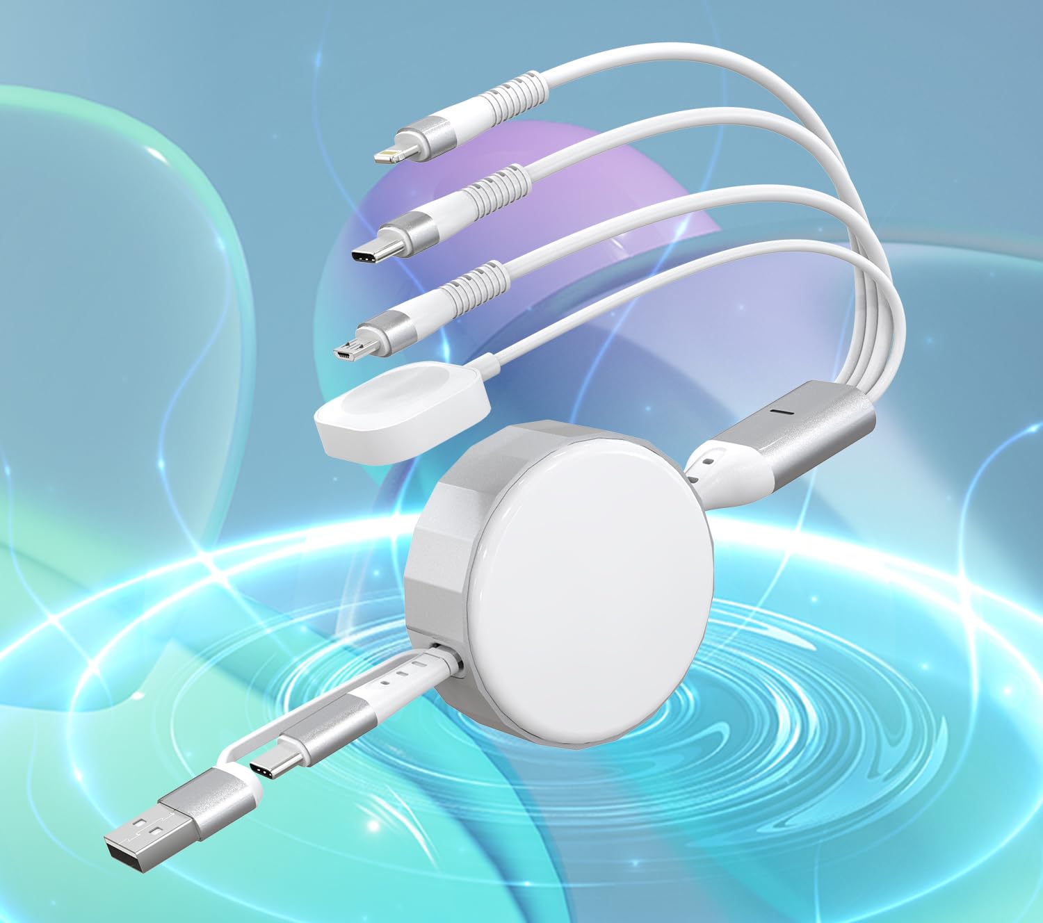 Bawanfa Plus: 100W 4-in-1 Fast Charge Cable