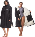 Warm Waterproof Swim Parka Changing Robe - Oversized Hooded Coat