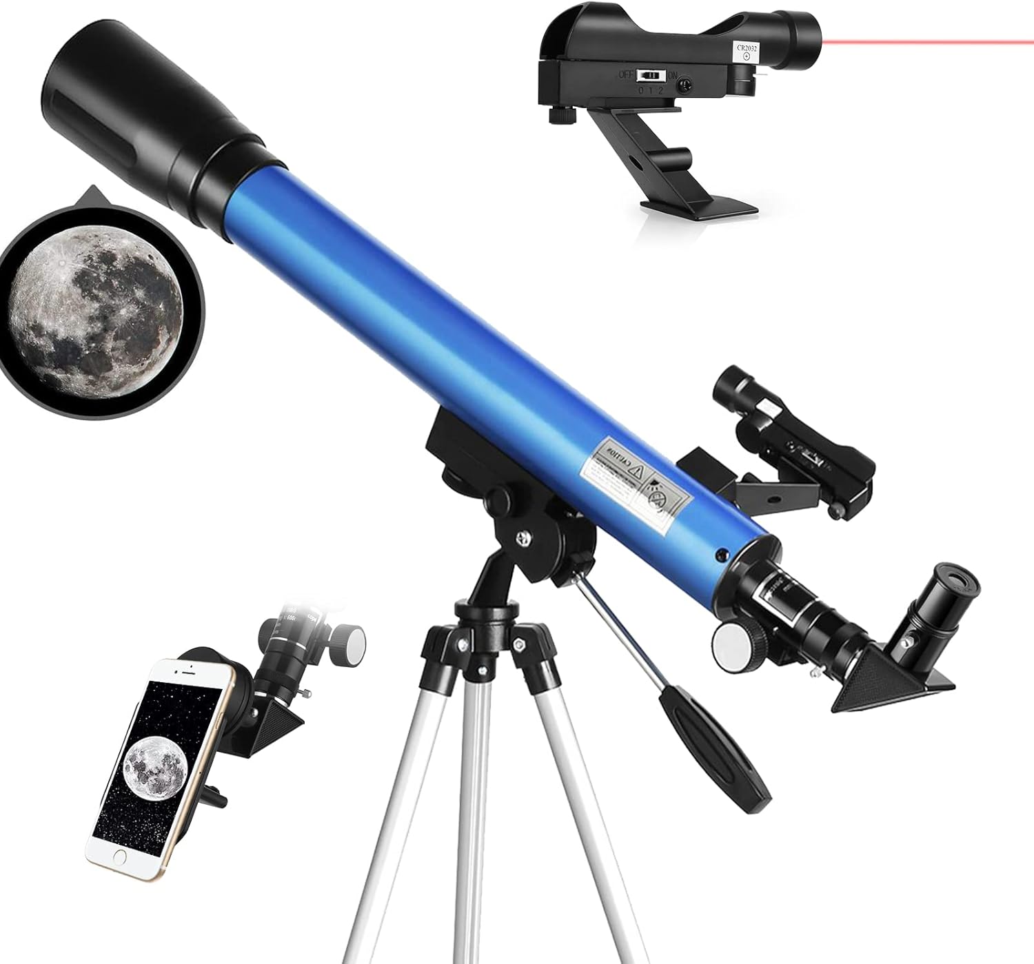 50/600MM Astronomical Refracting Telescope for Beginners