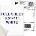Coopaty Full Sheet Address Labels 8.5in x 11in - 2000 Pack