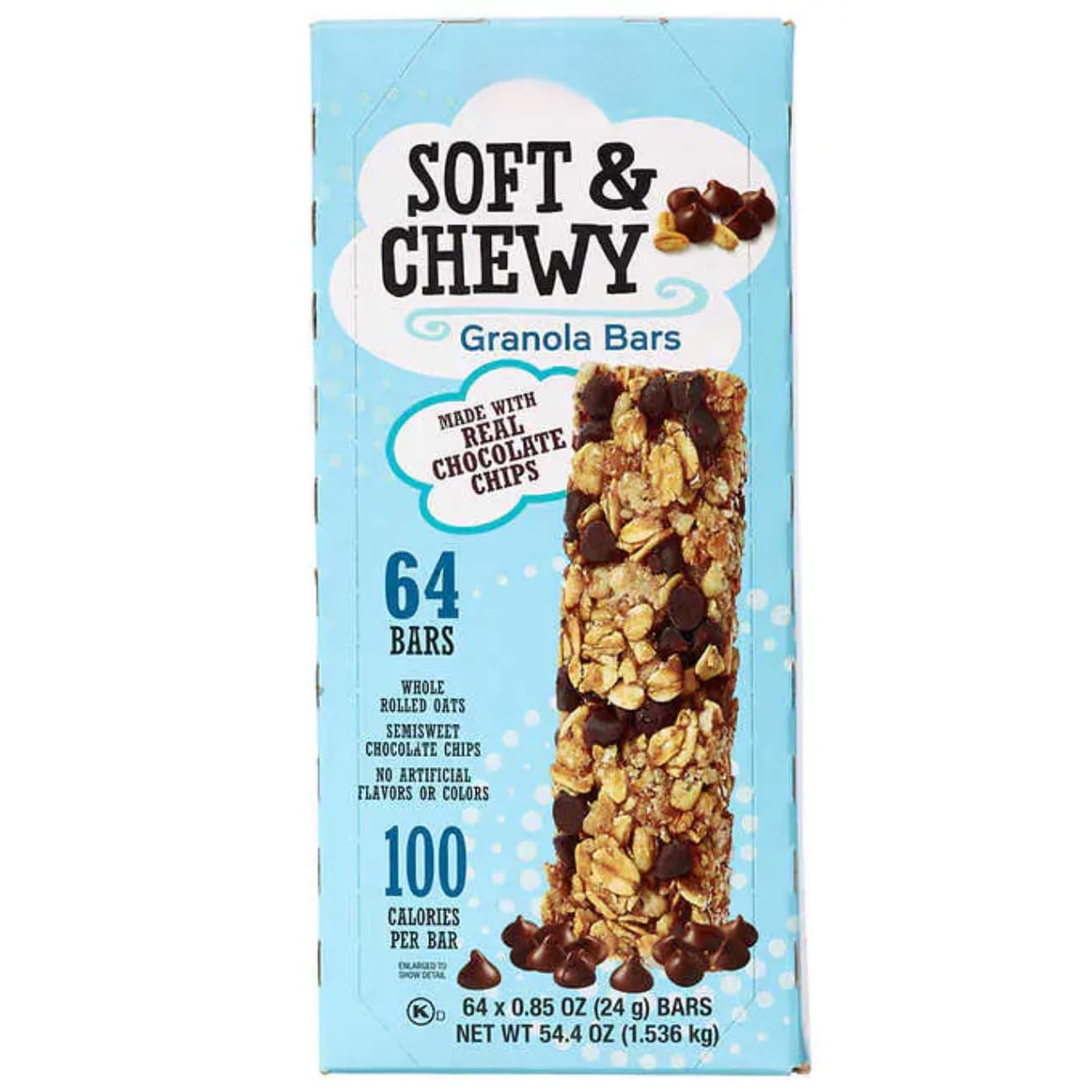 Soft & Chewy Granola Bars, Perfect for School Snacks & Travel