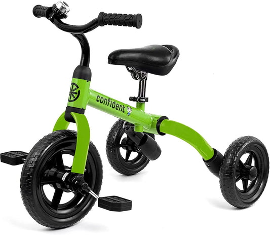 3 in 1 Toddler Tricycles for 2-5 Years Old Kids with Bell
