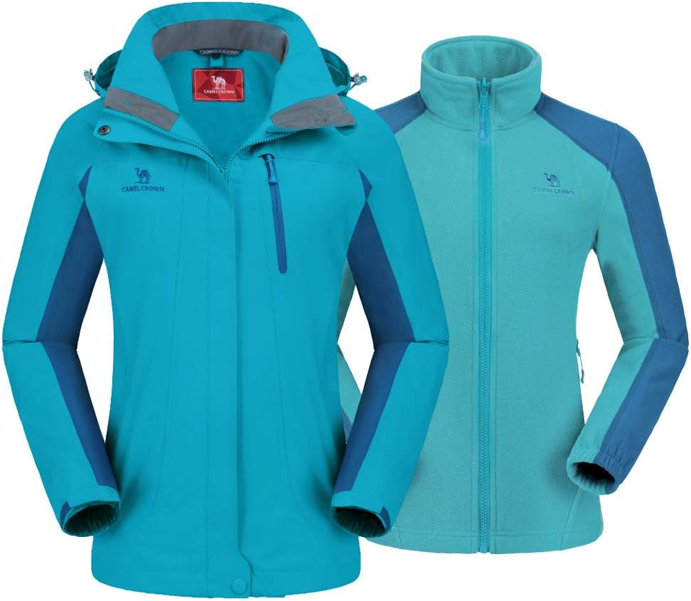 CAMEL CROWN Women's 3-in-1 Ski Jacket - Ultimate Warmth!