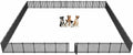 Dog Fence Outdoor Indoor 32in Height 48 Panels Playpen - Portable Pet