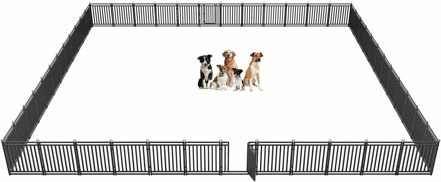 Durable 32 Inch Dog Fence Playpen for Indoor and Outdoor Use