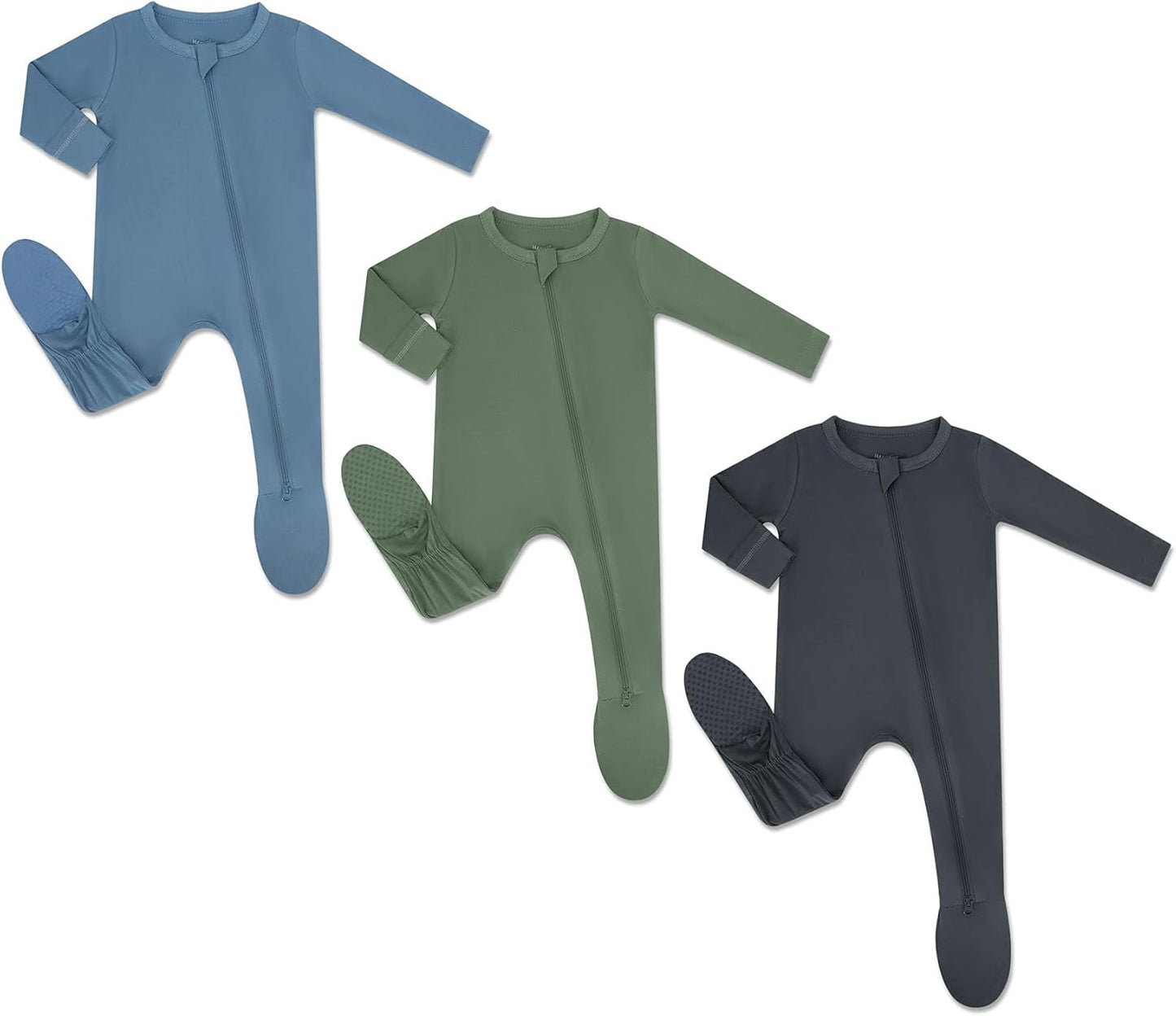 HAPIU Rayon from Bamboo Baby Footed Pajamas for Comfort